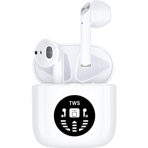 Tweedekans JAP Sounds AP80 - Draadloze oordopjes met oplaadcase - 24/u Luistertijd - Bluetooth - Earbuds wireless - Sport oortjes - Geschikt voor apple, iphone, android, samsung etc. Tweedehands
