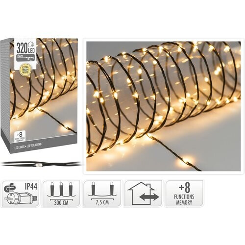 Tweedekans JK Home Décor - LED Verlichting 320LED Extra WW Tweedehands