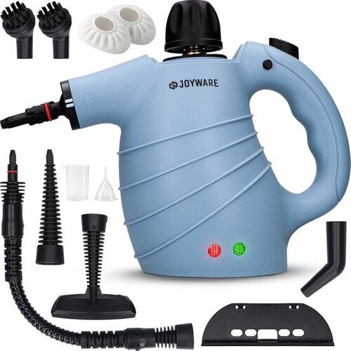 Tweedekans Joyware® 13-in-1 Stoomreiniger S1 – Krachtige Handstoomreiniger – Tapijtreiniger & Vlekkenreiniger voor Bank, Badkamer & Bekleding – Steam Cleaner – 1050W – 450ML Tweedehands