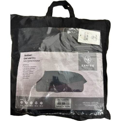 Tweedekans Kantrie Trip-X Buitendeken voor Paarden dennengroen/grijs Tweedehands