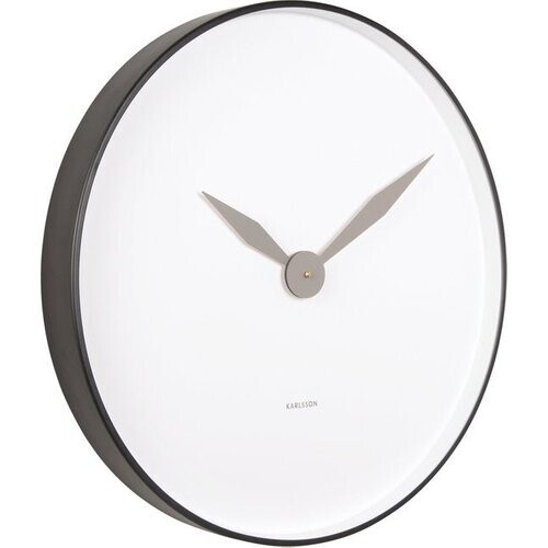 Tweedekans Karlsson Wandklok Albatross - Zwart - Ø50cm - Wandklok Modern Tweedehands