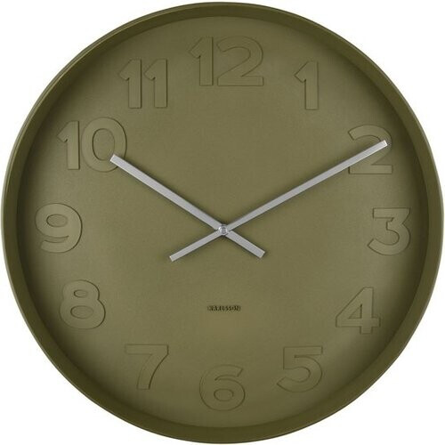 Tweedekans Karlsson Wandklok Mr. Green - Groen - Ø51cm - Wandklok Tweedehands