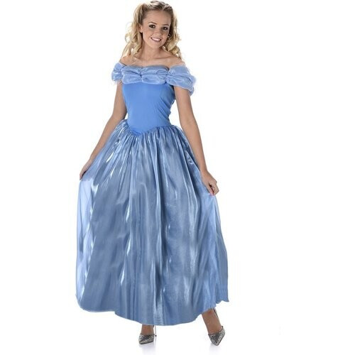 Tweedekans Karnival Costumes Blauw prinses Kostuum voor Vrouwen prinses Jurk Dames Carnavalskleding Dames Carnaval - Polyester - Maat M - 1-Delig Jurk Tweedehands