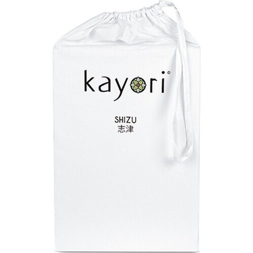 Tweedekans Kayori Shizu Topper Hoeslaken Jersey - 180x200-220cm - Matrasdikte 12 cm - Biologisch Katoen - Wit Tweedehands