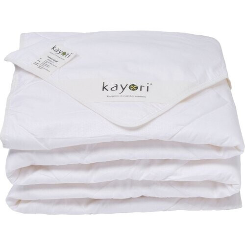 Tweedekans Kayori Ubashi Bamboe Zomerdekbed 140x220 cm – Wit – Ademend, Antibacterieel en Vochtregulerend – Zomerdekbed voor Eén Persoon Tweedehands