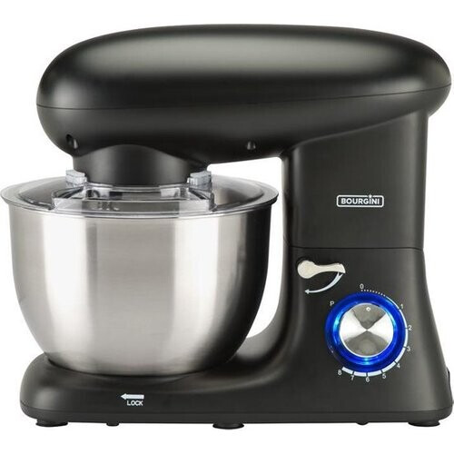 Tweedekans Keukenmachine - Bourgini Kitchen Chef Plus 5.5L - Keukenmixer - KeukenRobot Zwart Tweedehands