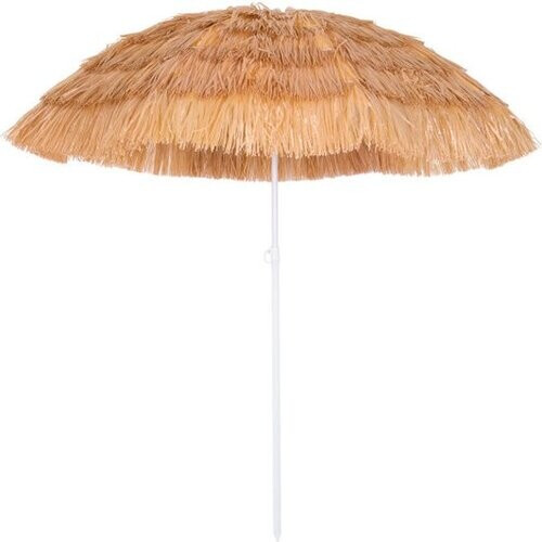 Tweedekans Kingsleeve Parasol Hawaii - 160 cm Rond - Beige Tweedehands