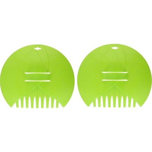 Tweedekans Kinzo Garden Bladgrijpers - 2 stuks - om Bladeren en Tuinafval bij elkaar te Harken Tweedehands