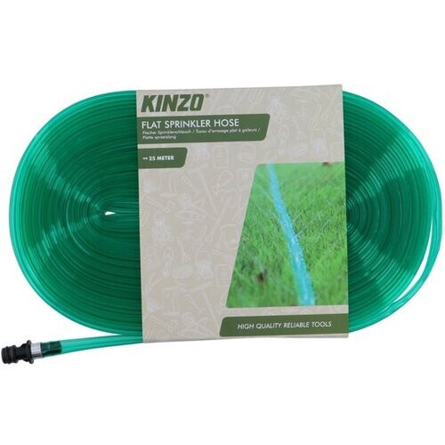 Tweedekans Kinzo Platte Sproeislang 25M - Sproeislang voor Gazon & Bloemen - Tuinslang Tweedehands