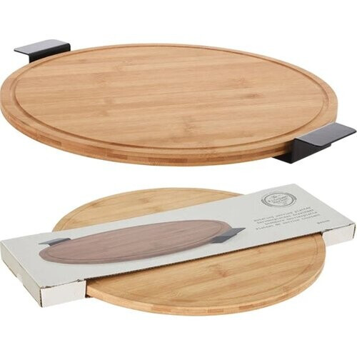 Tweedekans KITCHEN MARKET Serveerplateau bamboe - dia 40cm Tweedehands