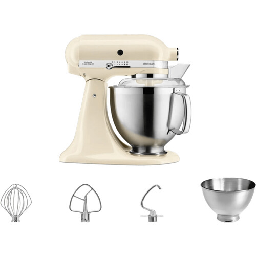 Tweedekans KitchenAid 5KSM185PSEAC Amandelwit Tweedehands