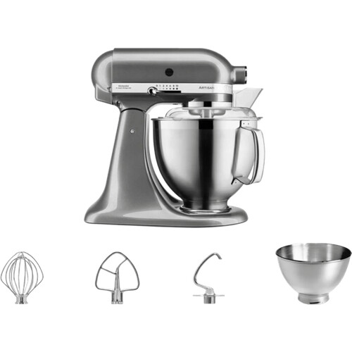 Tweedekans KitchenAid 5KSM185PSEMS Tingrijs Tweedehands