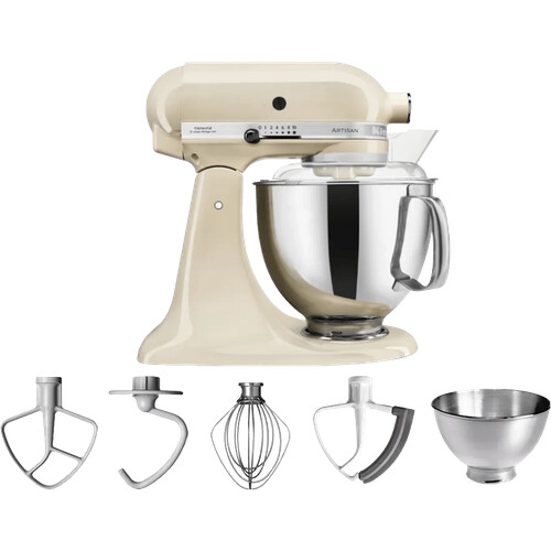 Tweedekans KitchenAid Artisan Mixer 5KSM175PS Amandelwit Tweedehands
