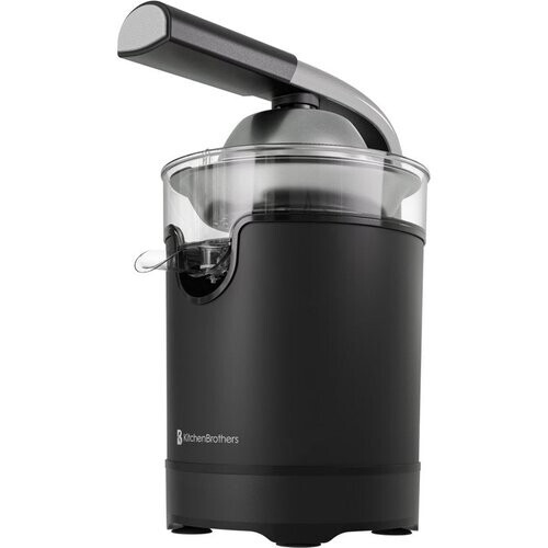 Tweedekans KitchenBrothers Citruspers - Compact - Met Uitloop en Pershendel - 0.35L - Zwart Tweedehands