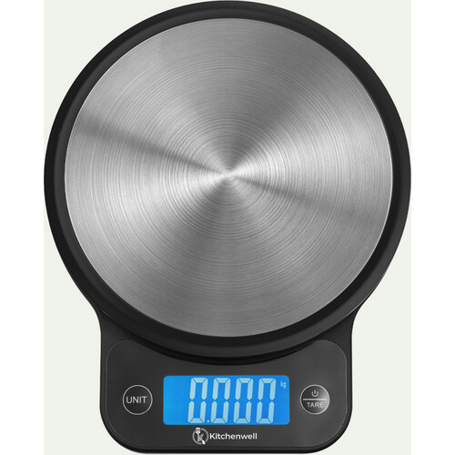 Tweedekans Kitchenwell Keukenweegschaal - Digitaal - 1g-10kg - LCD - Waterbestendig Tweedehands