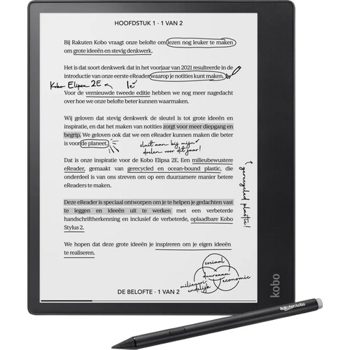 Tweedekans Kobo Elipsa 2E met Kobo Stylus 2 Tweedehands