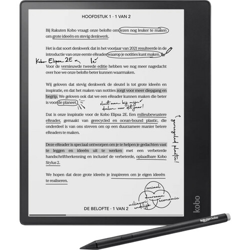 Tweedekans Kobo Elipsa 2E met Kobo Stylus 2 Tweedehands