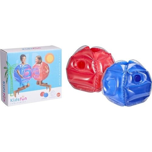 Tweedekans Koning Bamboe Opblaasbare Body Bumpers - Set van 2 - 63 x 63 x 58 cm Tweedehands
