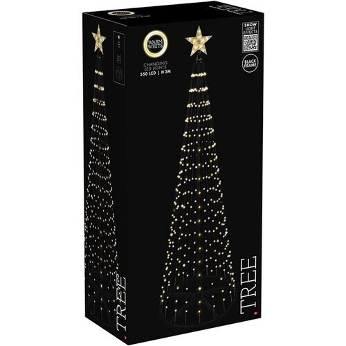Tweedekans koopman Verlichte boom - 300 cm - 550 LED - warm wit - binnen & buiten Tweedehands