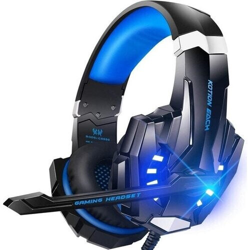 Tweedekans KOTION EACH G9000 Gaming Headset - PS4, laptops - Zwart/Blauw Tweedehands