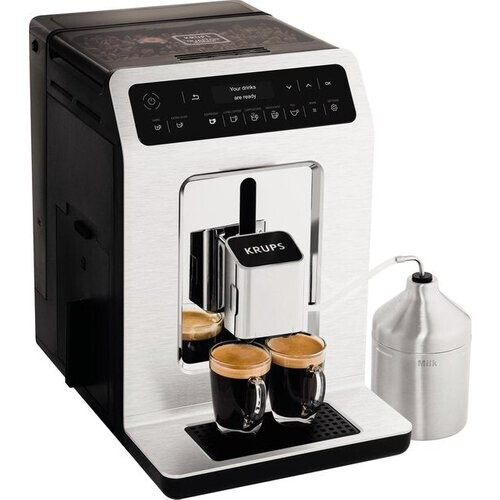 Tweedekans Krups Evidence EA891C - Espressomachine - Chroom Tweedehands