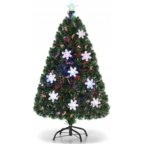 Tweedekans Kunstkerstboom met LED-verlichting - CM20528DE - 125 takken - 240 V - 101 - 120 cm - Groen Tweedehands