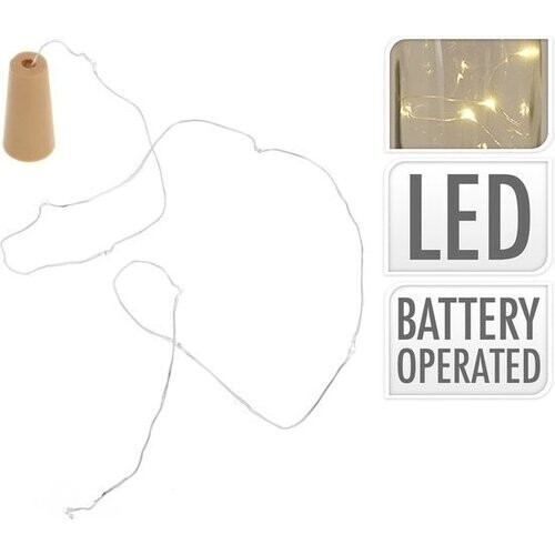 Tweedekans Kurk met 8 LED lampjes Tweedehands