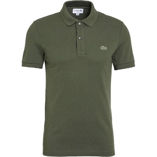 Tweedekans Lacoste 1hp3 Heren S/s Polo 12 Polo's & T-shirts Heren - Polo shirt - Olijf - Maat XS Tweedehands