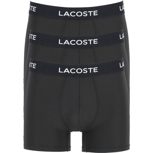 Tweedekans Lacoste Boxershorts Heren Microfiber Zwart 3-Pack - Maat M Tweedehands