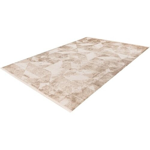 Tweedekans Lalee Pierre Cardin Palais - vintage - super zacht - glanzend - hotel chic - modern - trendy - designer - 100% acryl vloerkleed - fraai tapijt - 200x290 cm beige Tweedehands