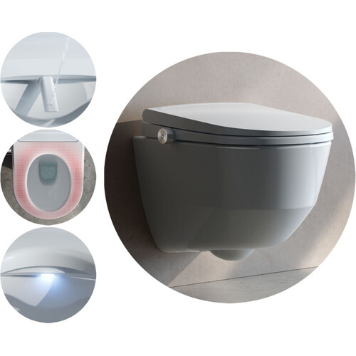 Tweedekans Laufen Cleanet Sit Pro – Luxe Douche WC Bril – Elektronisch – Alleen de Bril – Wit Tweedehands