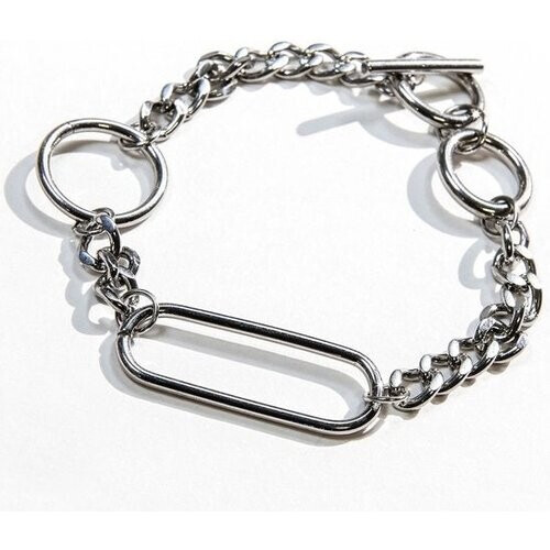 Tweedekans Laura Ferini Dames Armband Solo Tua Zilver - Zilverkleurige Schakelarmband - 18K Witgoud Verguld - Sieraad - Accessoires - Sieraden - Dames Armbandje Tweedehands