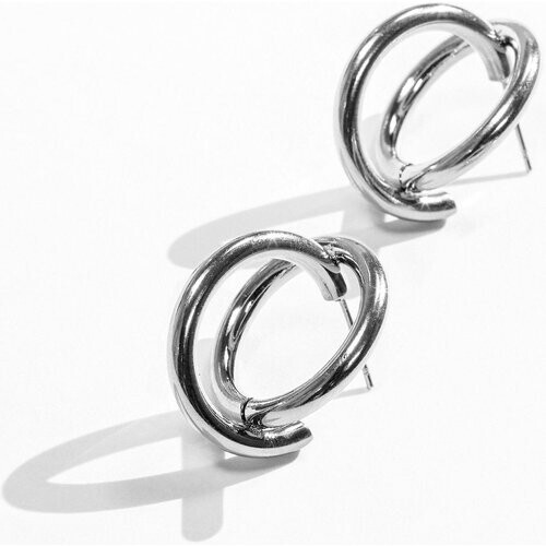 Tweedekans Laura Ferini Dames Oorbellen Mi Manchi Zilver - Zilverkleurige Oorhangers - Dames Oorknoppen - Sieraad - Accessoires - Sieraden Tweedehands