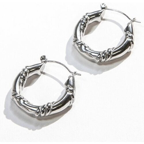 Tweedekans Laura Ferini Dames Oorbellen Mia Zilver - Zilverkleurige Oorhangers - Dames Oorknoppen - Sieraad - Accessoires - Sieraden Tweedehands