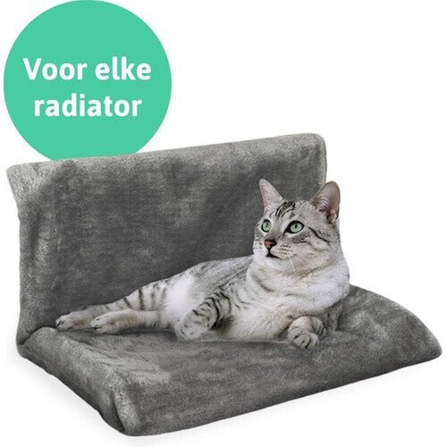 Tweedekans LBB Katten Hangmat voor Radiator - Mand en bed - kat - Radiatorhangmat - Grijs Tweedehands