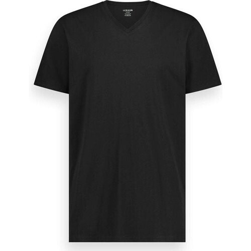 Tweedekans LEBASQ - Davis V-neck T-shirt 3-pack - Extra Lang - Heren - Zwart - Maat L Tweedehands