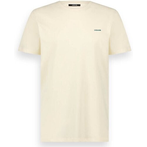 Tweedekans LEBASQ - The Baker - T-shirt - Met Korte Mouw - Gebroken Wit - L - biologisch katoen - 3D Print Tweedehands