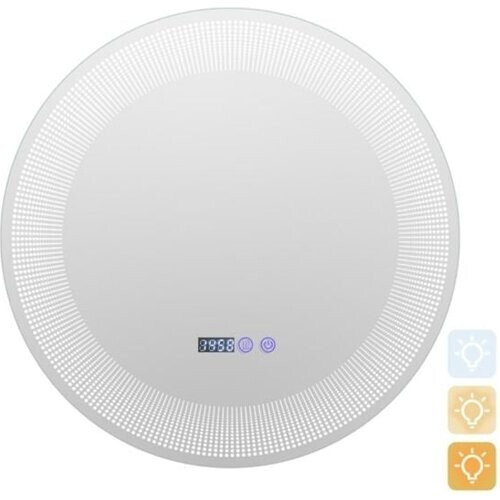 Tweedekans LED Badkamerspiegel Make-Upspiegel voor Wandmontage met 3-Kleurendimbare Verlichting Aanraakgevoelige Schakelaar (60 cm) Tweedehands