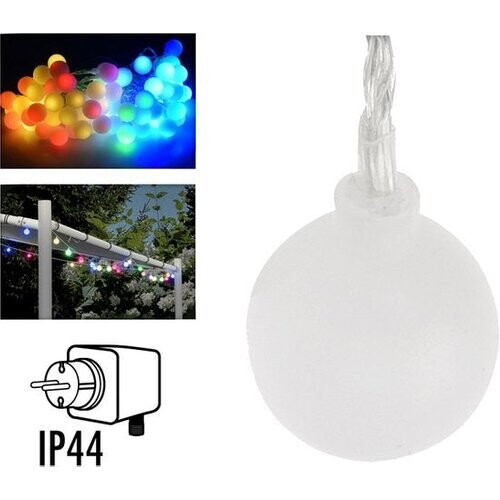 Tweedekans LED Multicolour Feestverlichting - 80 Lampjes - 16 Meter - IP44 Tweedehands