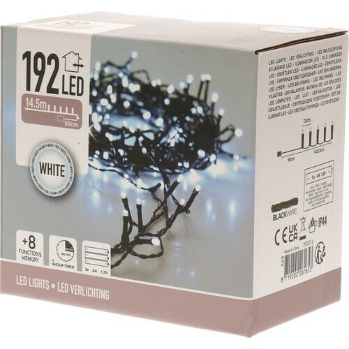 Tweedekans LED-verlichting 192 LED's - wit - op batterij Tweedehands