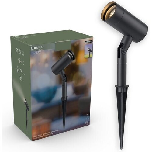 Tweedekans LED's Light Alden Buitenlamp met Spike - 1x GU10 - IP54 - Antraciet Tweedehands