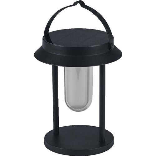 Tweedekans LEDVANCE SMART+ Outdoor Bluetooth Solar-Tafellamp, met witlicht (3000K) + kleurlicht, onafhankelijk van stroom, tot 5 uur brandtijd bij 100% licht, oplaadbaar, beschermingsklasse IP44, zwart Tweedehands