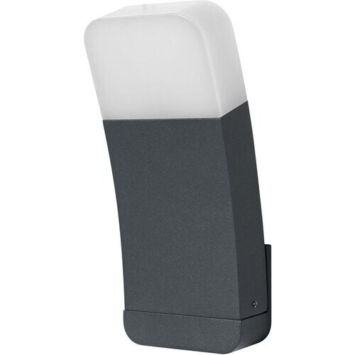 Tweedekans Ledvance Smart+ Wifi Wandlamp Curve Donker Grijs Buiten 9W 520lm - 830 Warm Wit - RGBW - Dimbaar Tweedehands