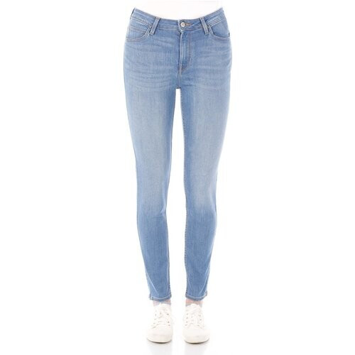 Tweedekans LEE Scarlett Jeans in the Color Light Used - Maat - L33-W28 Tweedehands