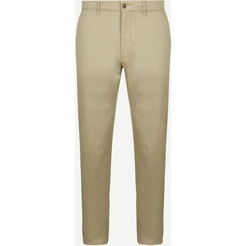 Tweedekans LeitFeuer Heren Chinobroek - Lange Pijpen - Beige - Toelopende Broekspijp - Maat 52 Tweedehands