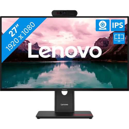 Tweedekans Lenovo ThinkVision T27-40 + MC60 Webcam Tweedehands
