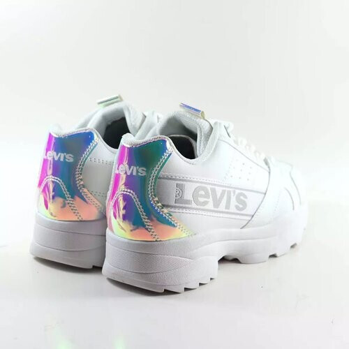 Tweedekans Levi's Soho Trainer Junior Girls sneakers - wit maat 31 – Comfortabel leren bovenwerk met slip-on gemak Tweedehands
