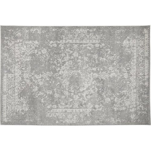 Tweedekans Lifa Living - Vloerkleed Yarah - Lichtgrijs - Zacht - 80 x 150 cm - Polypropyleen - Poolhoogte 9 mm - Vintage Tweedehands