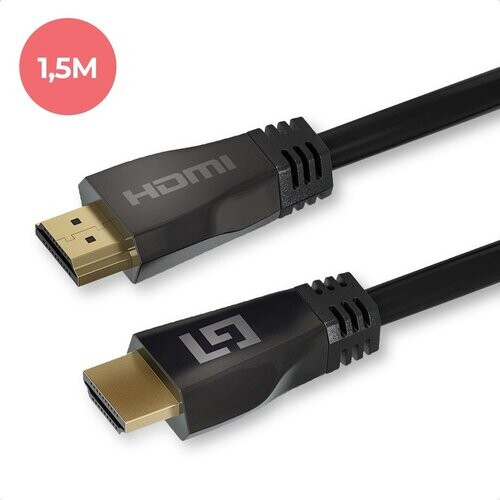 Tweedekans LifeGoods HDMI Ultra High Speed 2.1 Kabel - Ethernet - Male to Male Cable - Zwart - 1.5 m Tweedehands