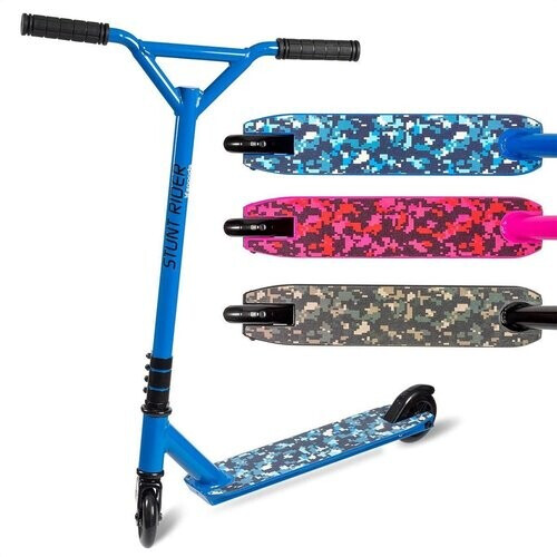 Tweedekans LifeGoods StuntRider - Stuntstep - Step 8+ Jaar - 100mm Wielen - Jongens/Meisjes - Blauw Tweedehands